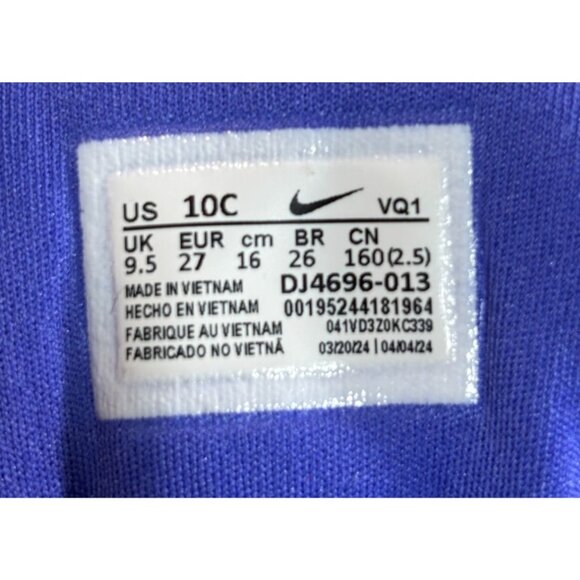 Nike Star Runner 3 SE (TDV) Kids Shoes Black/Very Berry-Lapis Size 10C - Picture 9 of 10